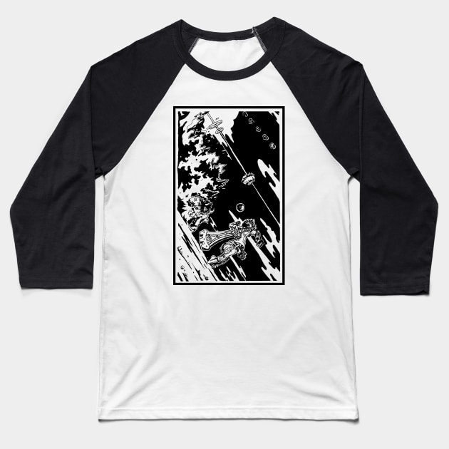 Lynel Run (DARK) Baseball T-Shirt by VeryWellVary